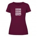 Футболка “Drink Repeat” женская, купить Футболка “Drink Repeat” женская