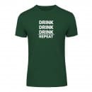 Футболка “Drink Repeat” унисекс, купить Футболка “Drink Repeat” унисекс