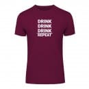 Футболка “Drink Repeat” унисекс, купить Футболка “Drink Repeat” унисекс
