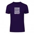 Футболка “Drink Repeat” унисекс, купить Футболка “Drink Repeat” унисекс