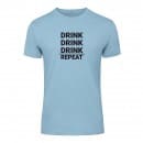 Футболка “Drink Repeat” унисекс, купить Футболка “Drink Repeat” унисекс