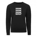 Свитшот “Drink Repeat”, купить Свитшот “Drink Repeat”