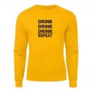 Свитшот “Drink Repeat”, купить Свитшот “Drink Repeat”