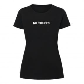 Футболка “No Excuses” женская, купить Футболка “No Excuses” женская