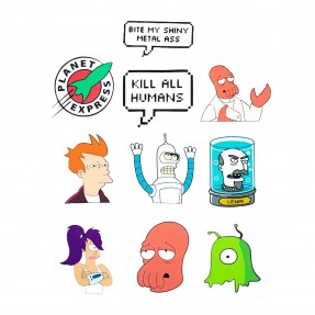 Стикеры “Futurama”, купить Стикеры “Futurama”